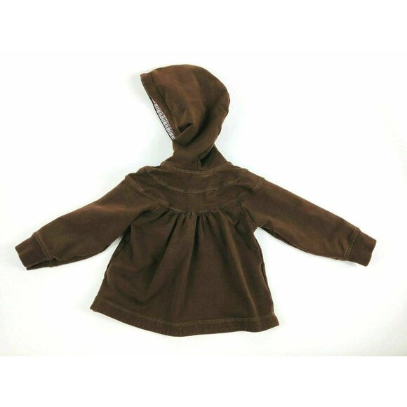 U S POLO ASSN Jacket Coat Windbreaker Hood Brown Pink Girls 24 mos Toddler - Picture 6 of 9